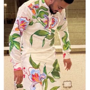 FLORAL HAND PAINTED KURTA