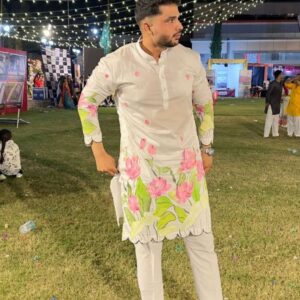 TULIP HAND PAINTED KURTA