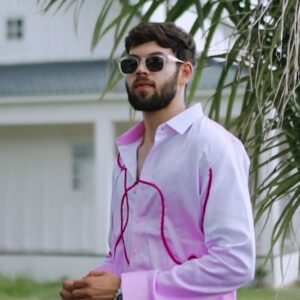 TWO TONE PINK THREAD SHIRT