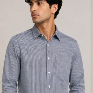 CLASSIC BLUE STRIPE SHIRT