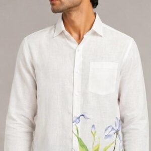 WHITE FLORAL SHIRT