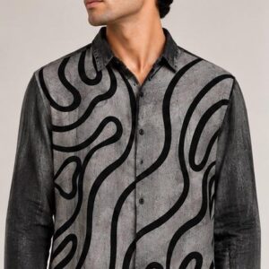 GREY WAVE SHIRT